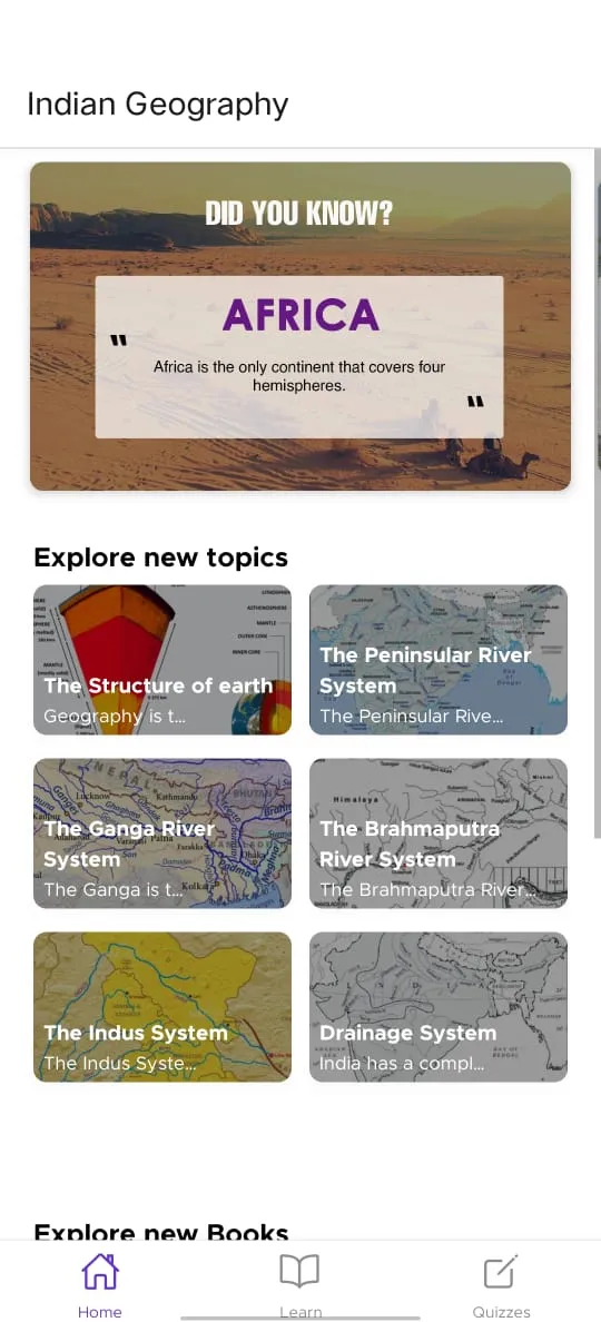 Indian Geography | Indus Appstore | Screenshot