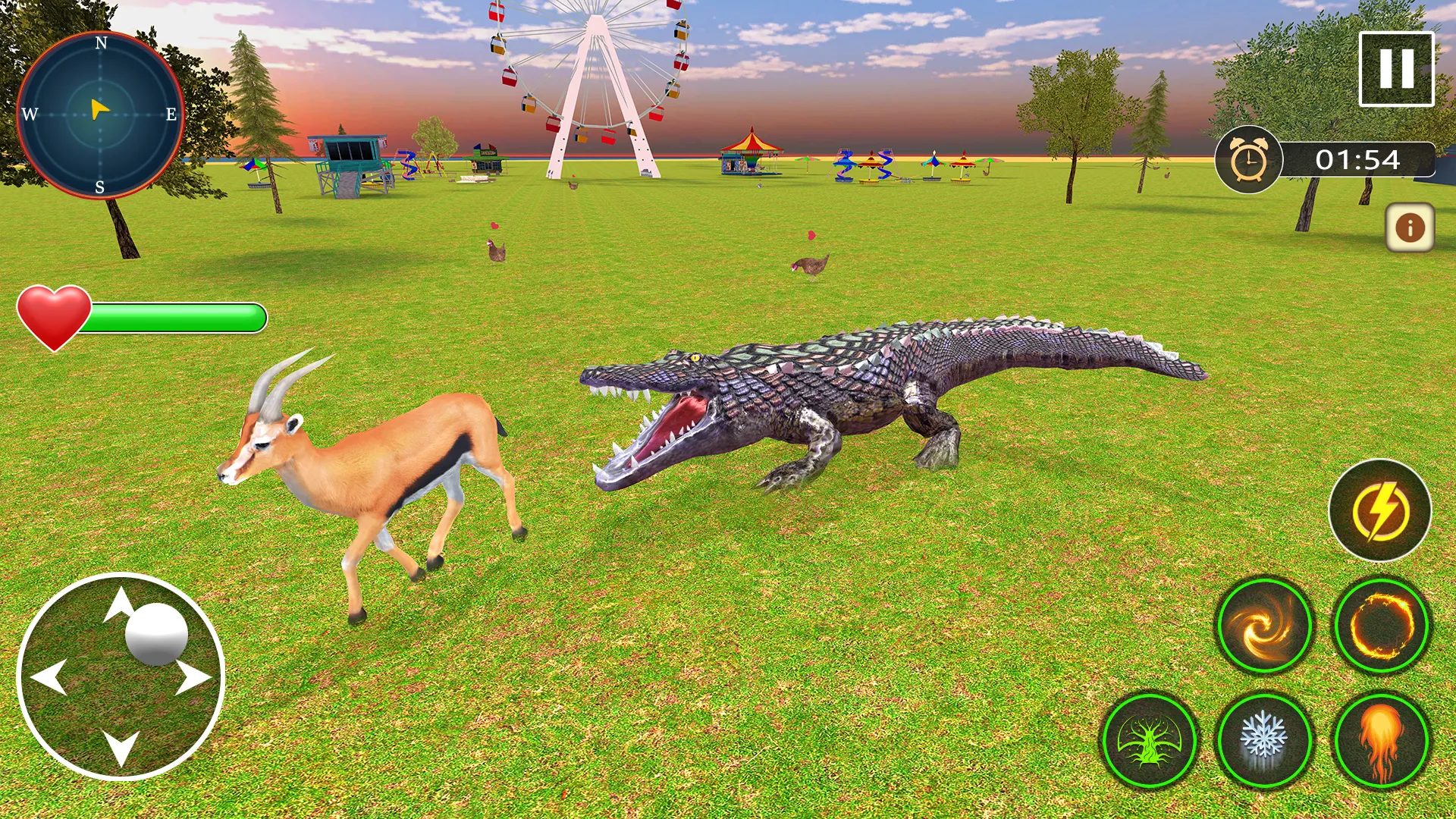 Animal Crocodile Attack Sim | Indus Appstore | Screenshot