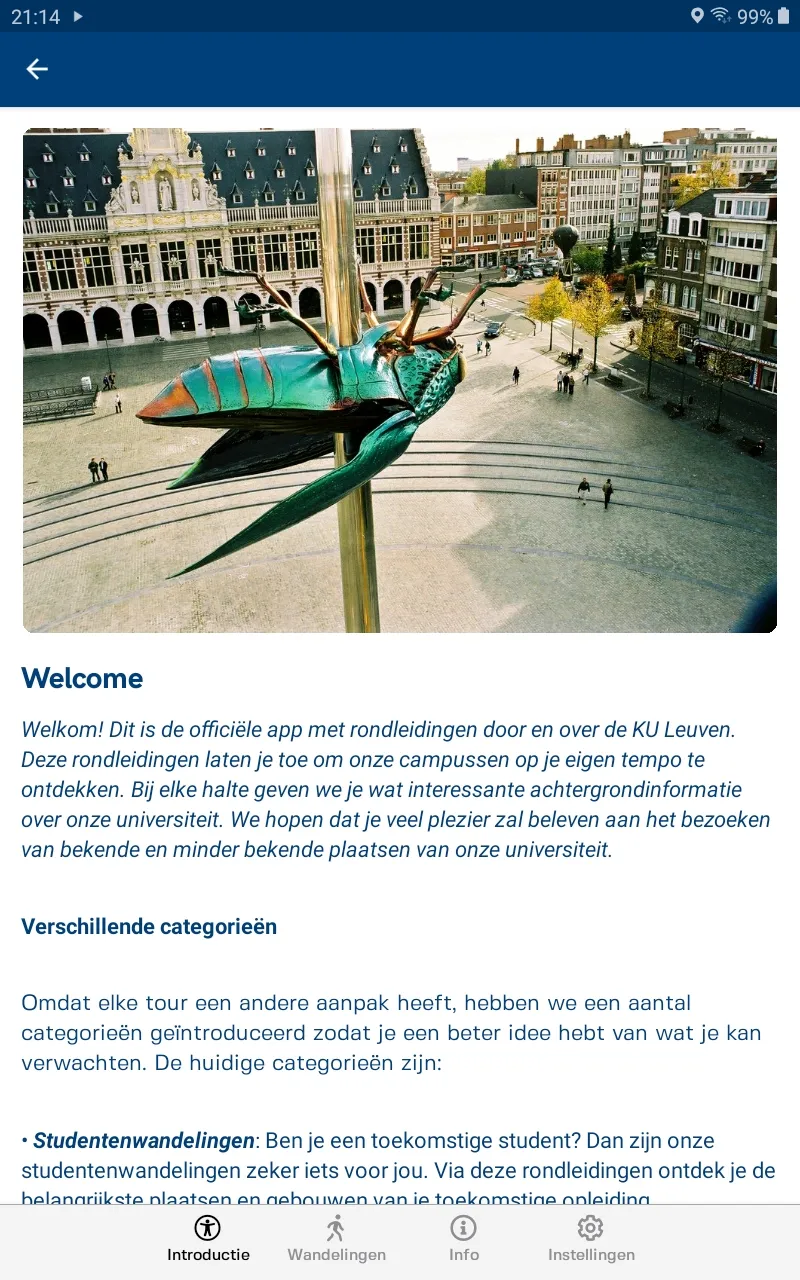 KU Leuven Walking Tours | Indus Appstore | Screenshot