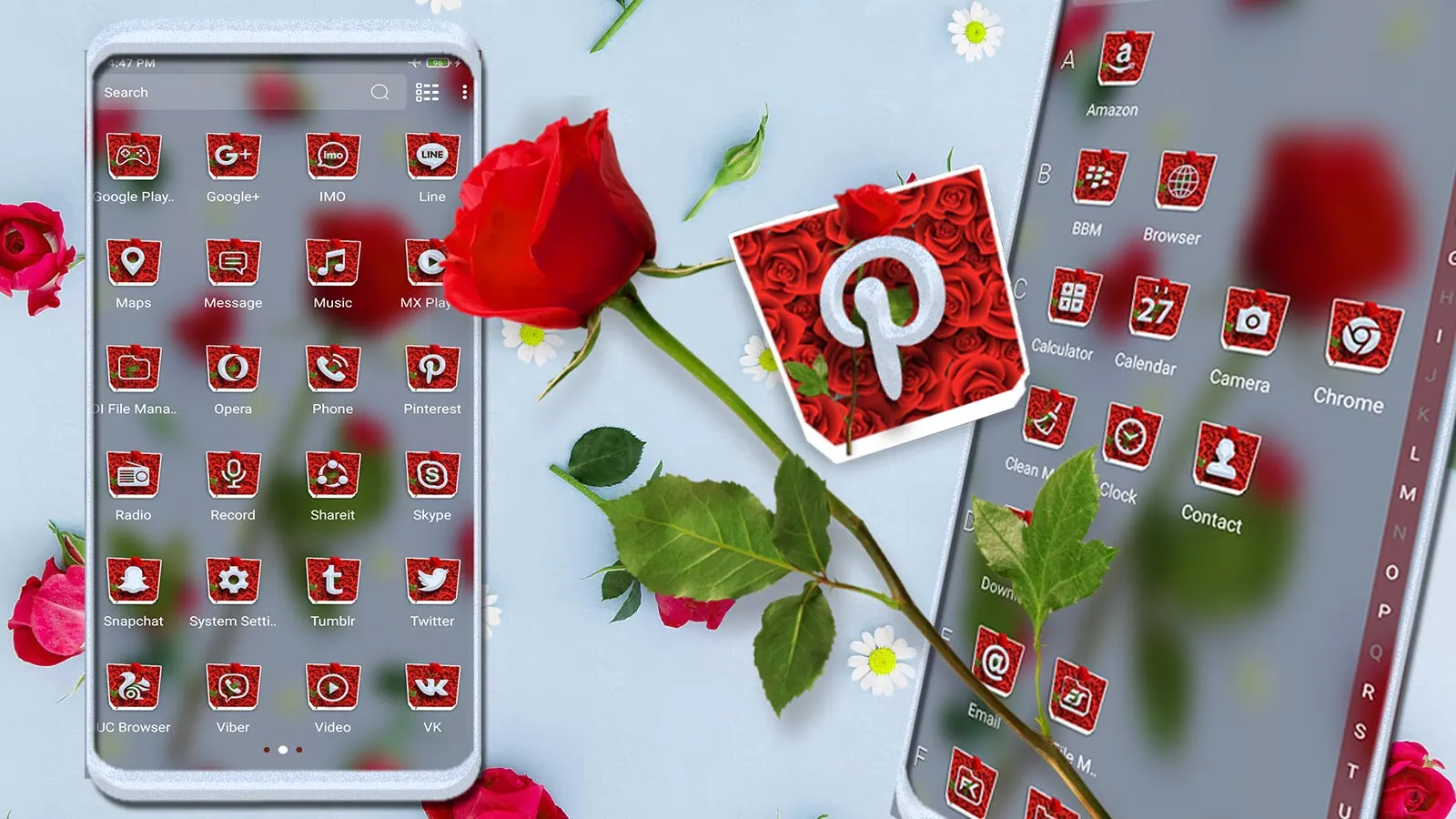 Red Rose Theme | Indus Appstore | Screenshot