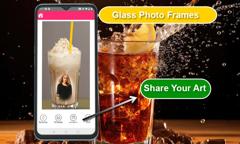 Glass & Juice Frame Editor | Indus Appstore | Screenshot