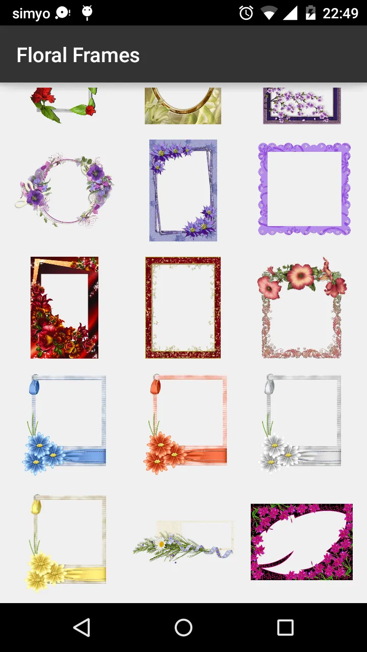 Floral photo Frames | Indus Appstore | Screenshot