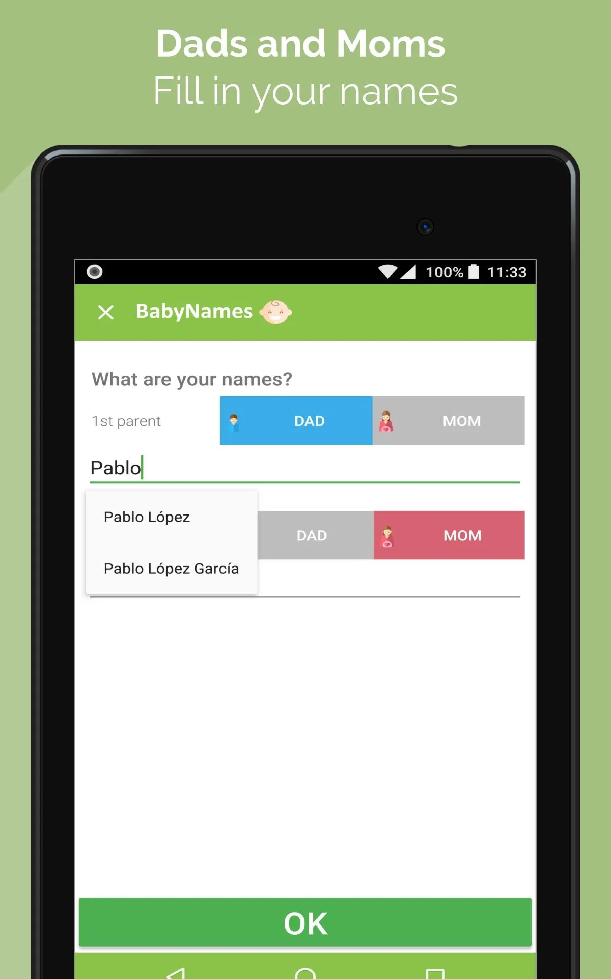 BabyNames: Spanish baby names | Indus Appstore | Screenshot