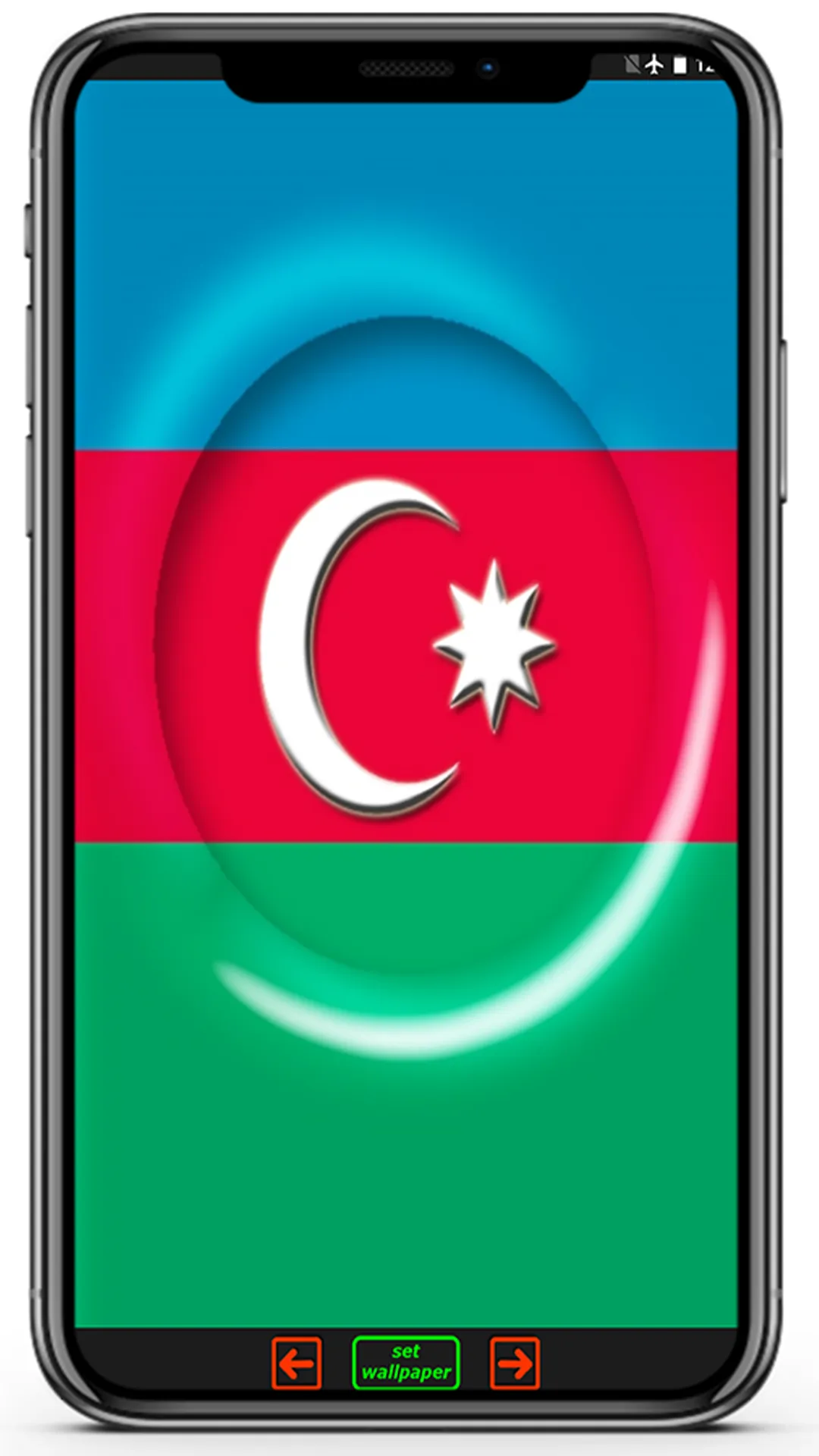 Flag of Azerbaijan | Indus Appstore | Screenshot