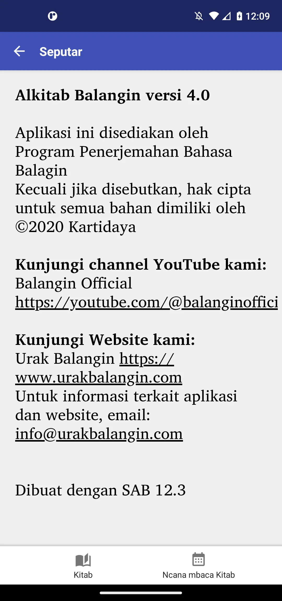 Alkitab Balangin | Indus Appstore | Screenshot