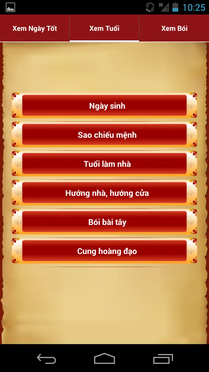 Xem Ngay Tot Xau - Xem Boi | Indus Appstore | Screenshot