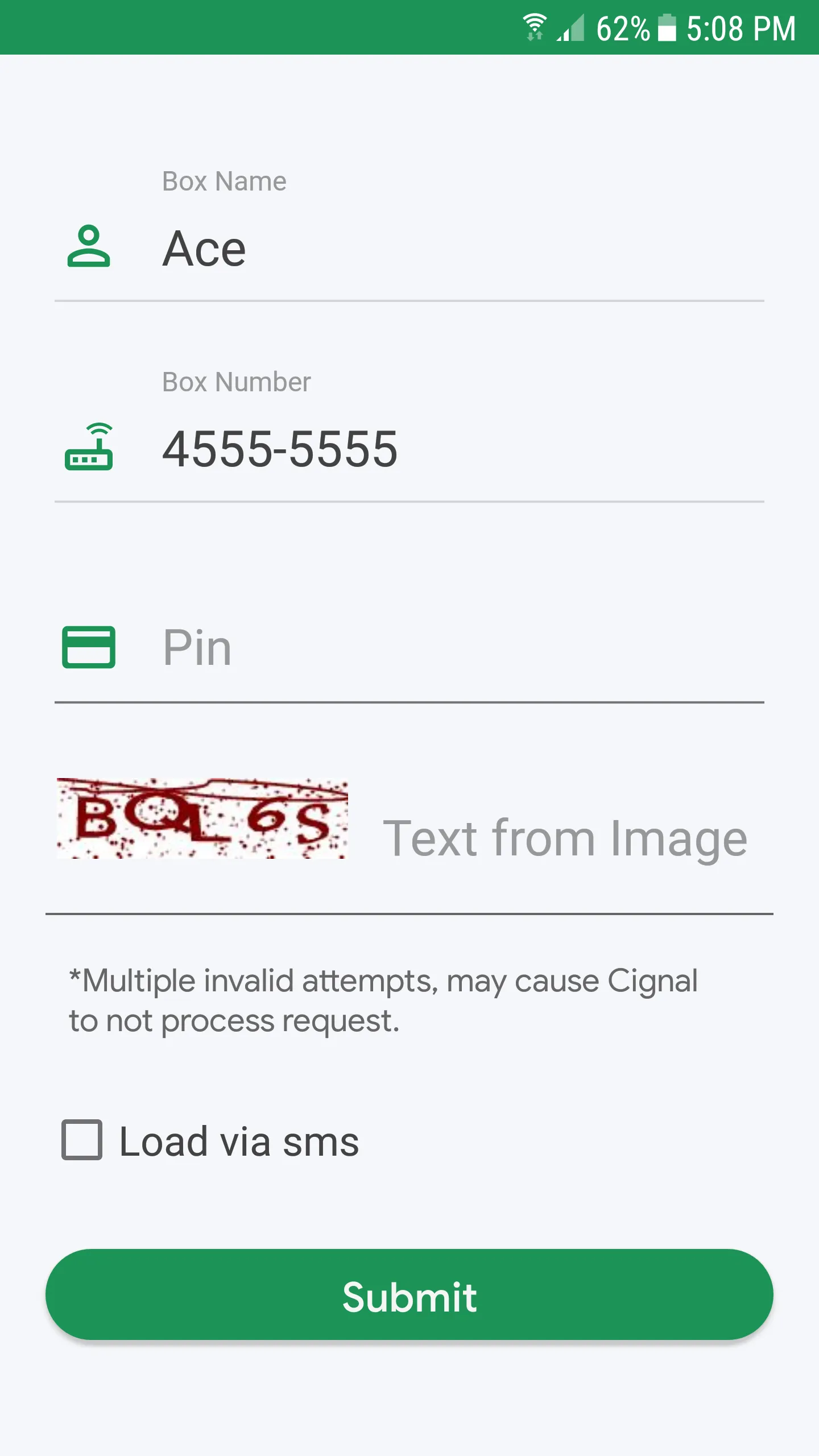 BoxLoad - Cignal Gsat Loading | Indus Appstore | Screenshot