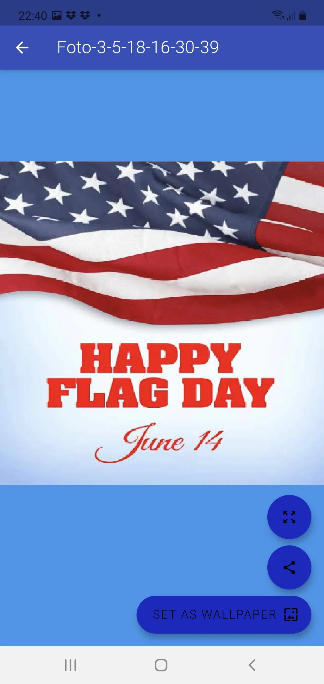 FLAGS DAY, 14TH JUNE | Indus Appstore | Screenshot