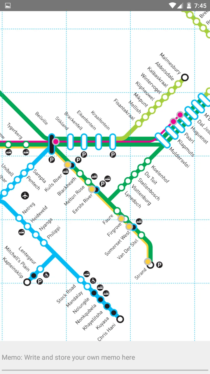 CAPE TOWN MYCITI BUS ROUTE MAP | Indus Appstore | Screenshot