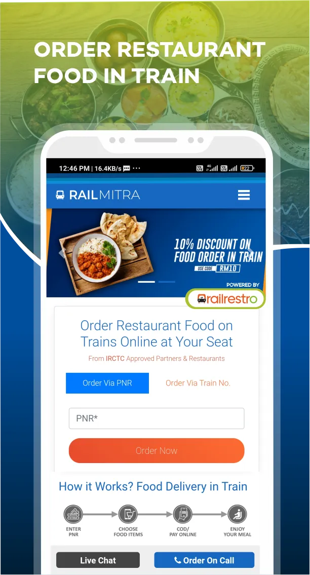 LiveTrain, PNR & Food Delivery | Indus Appstore | Screenshot