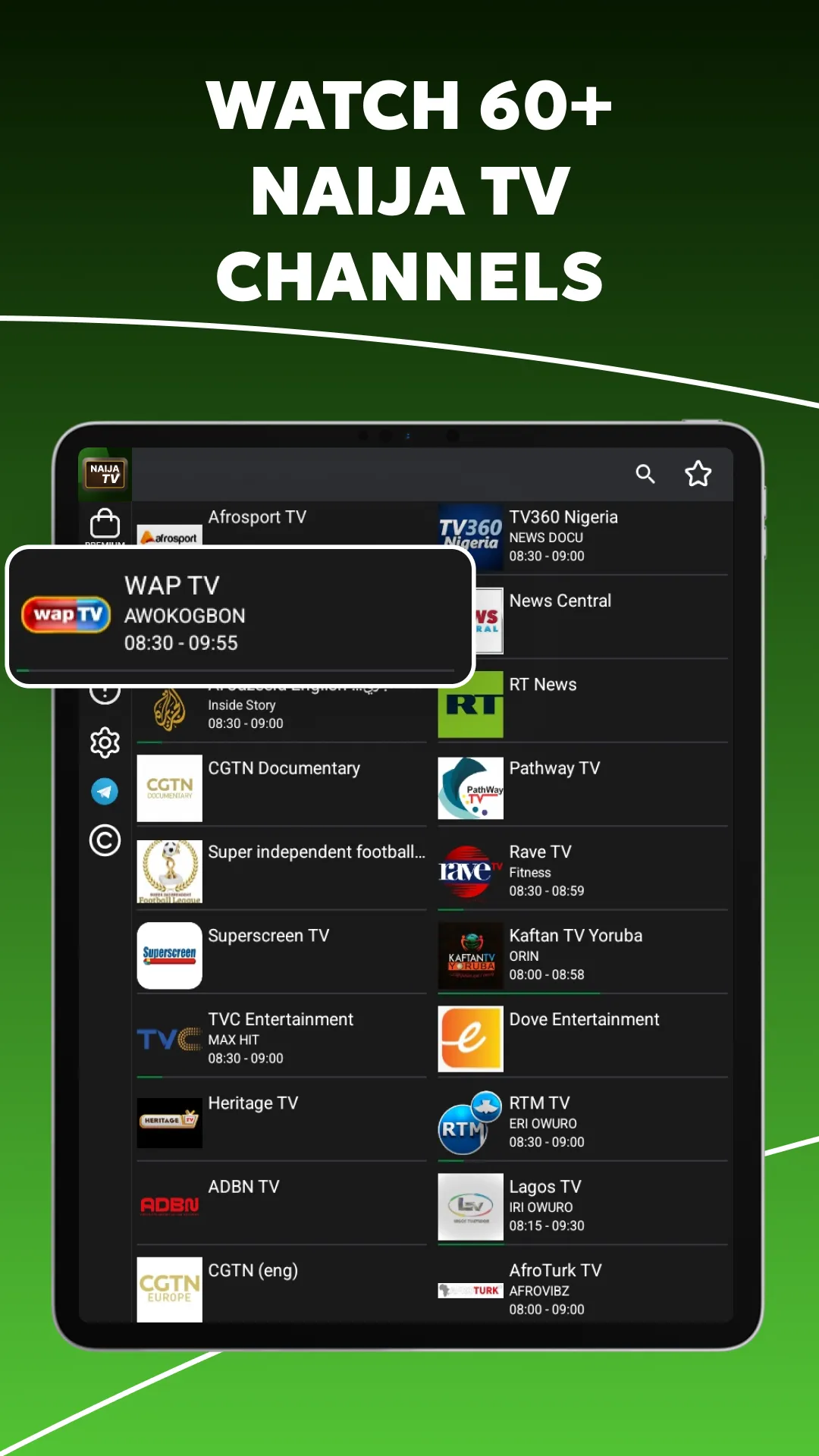 Naija TV: Live Football TV | Indus Appstore | Screenshot
