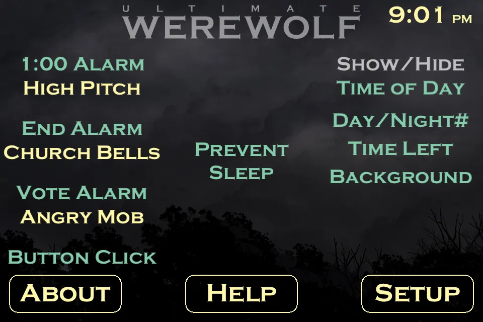 Ultimate Werewolf Timer | Indus Appstore | Screenshot