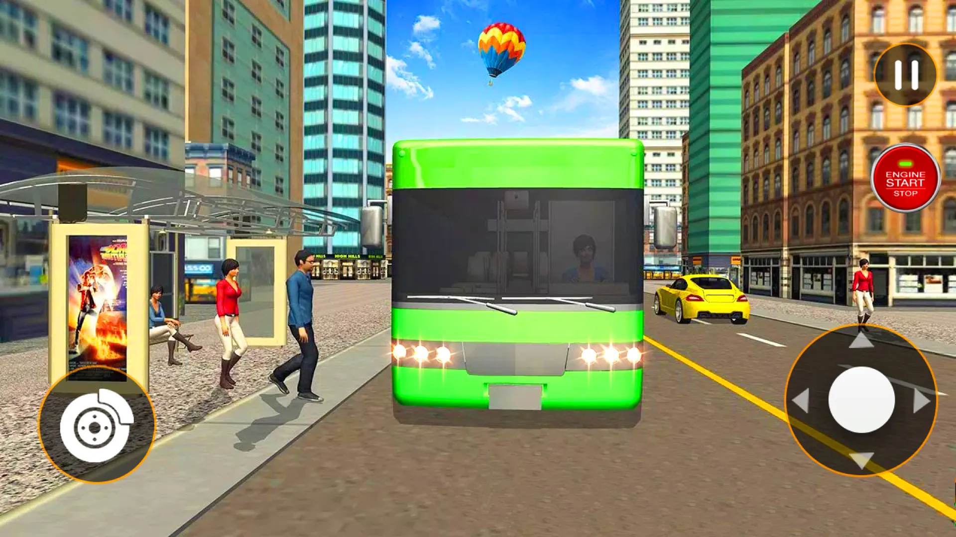 Flying City Bus Simulator 2024 | Indus Appstore | Screenshot