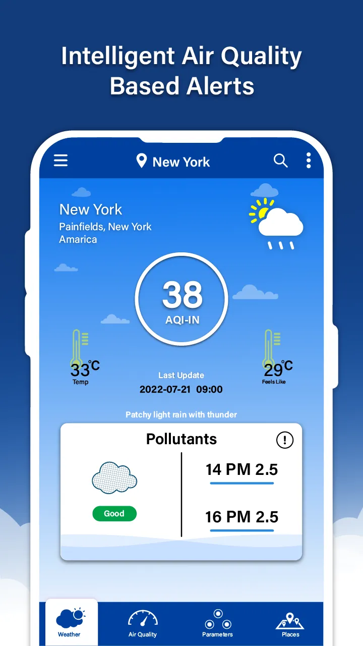 Air Quality Index Monitor App | Indus Appstore | Screenshot