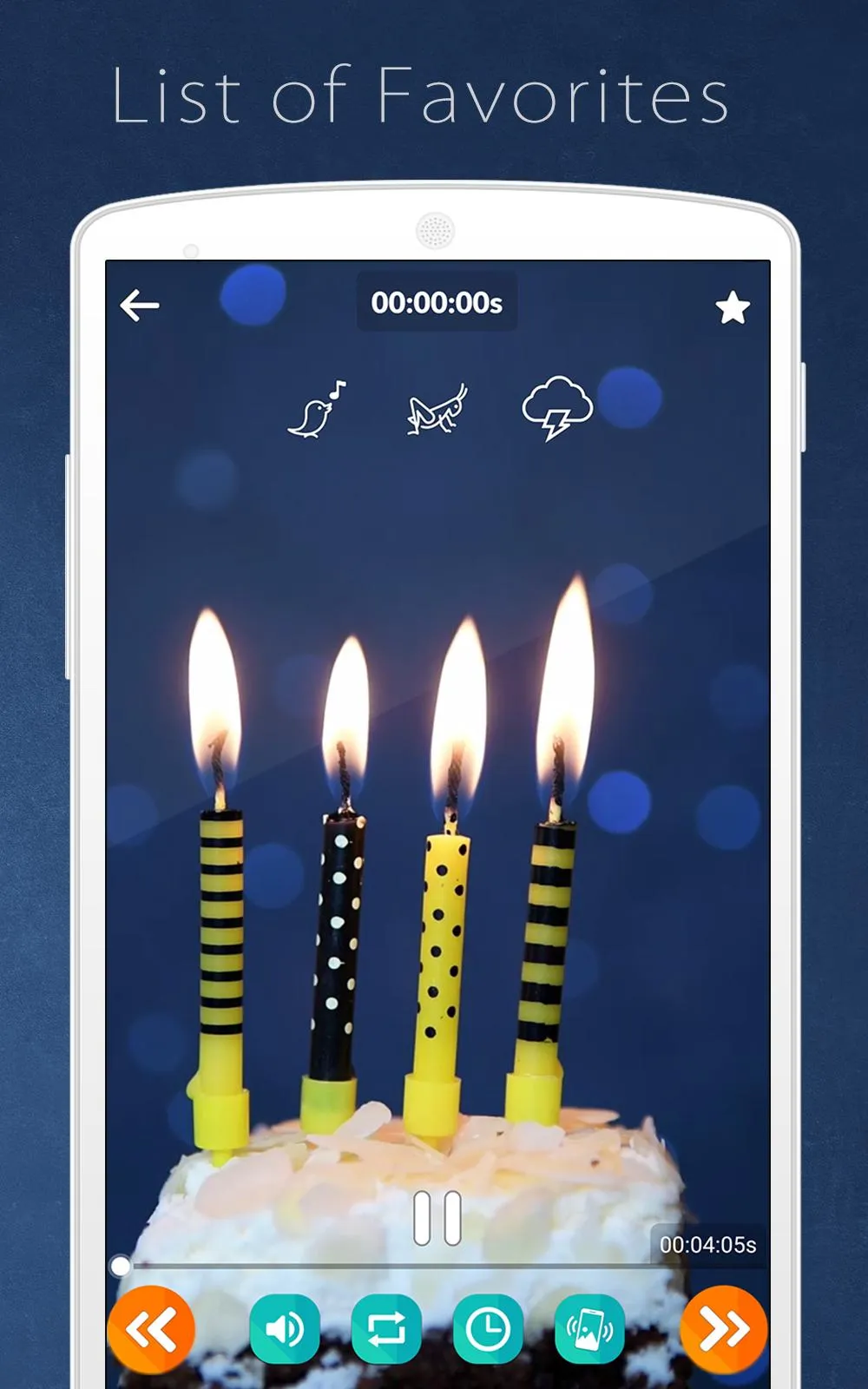 Relaxing Candles: music, sleep | Indus Appstore | Screenshot