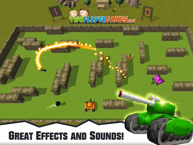 2 Player Tank Wars | Indus Appstore | Screenshot