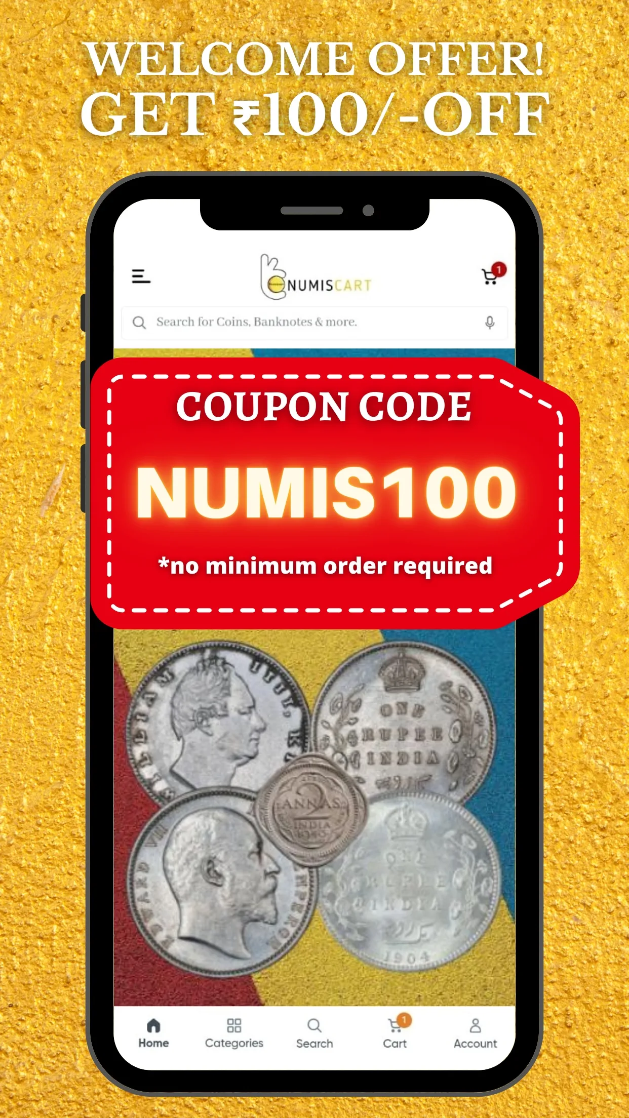 Numiscart - Buy old coins | Indus Appstore | Screenshot