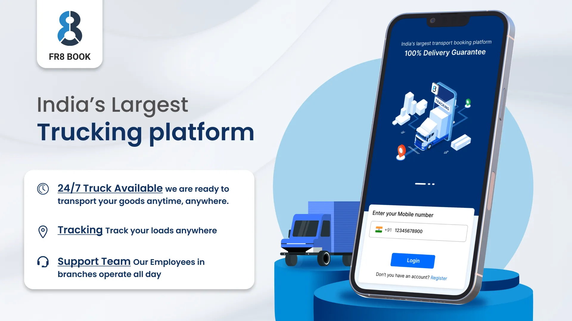 FR8 Truck Booking App | Indus Appstore | Screenshot
