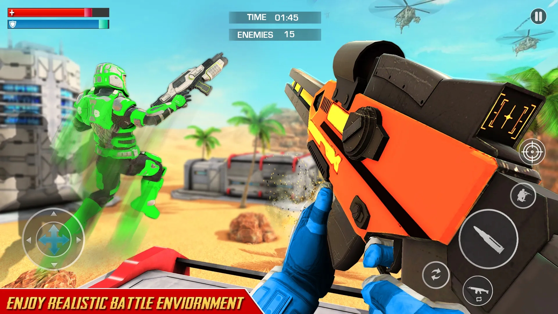 FPS Robot Shooting: War Games | Indus Appstore | Screenshot