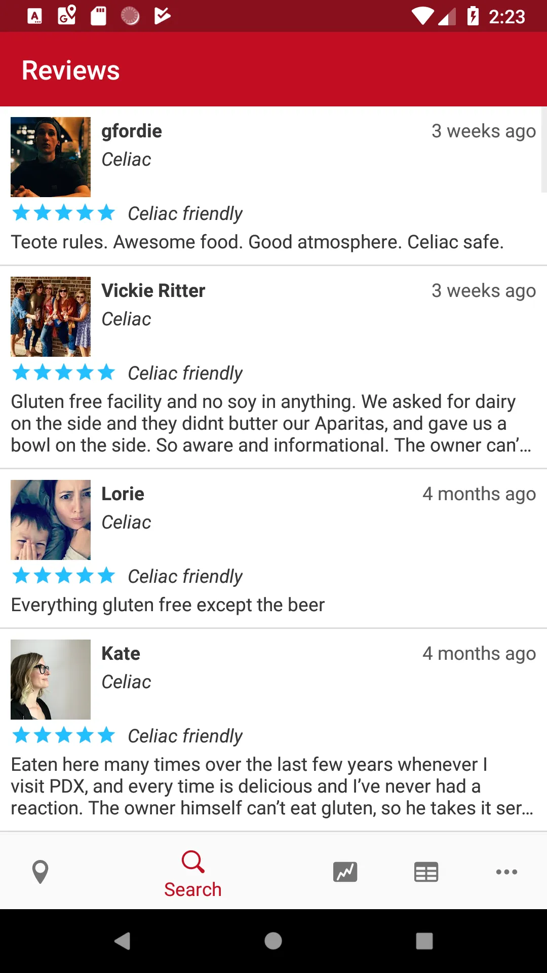 Find Me Gluten Free | Indus Appstore | Screenshot