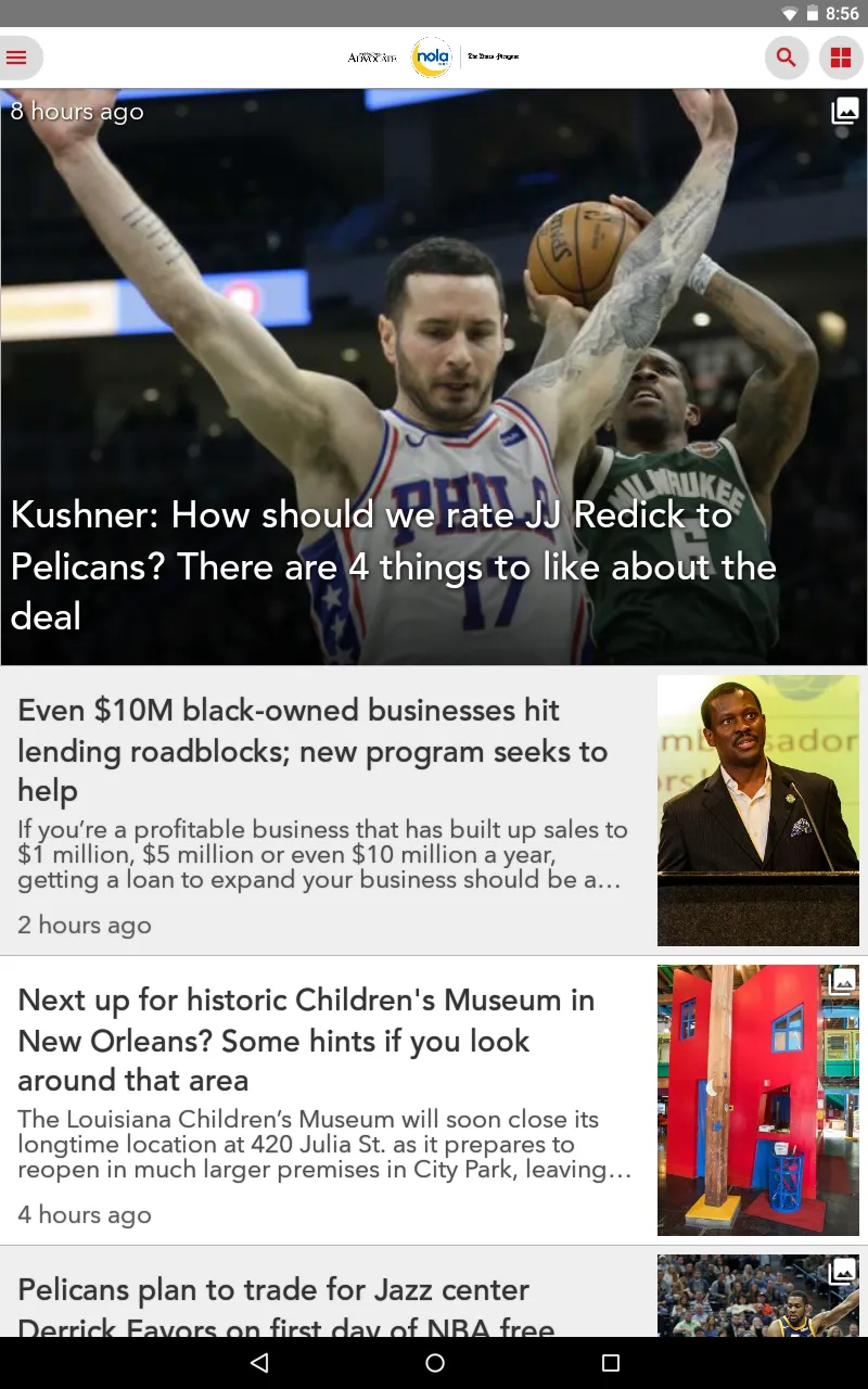 NOLA.com | Indus Appstore | Screenshot