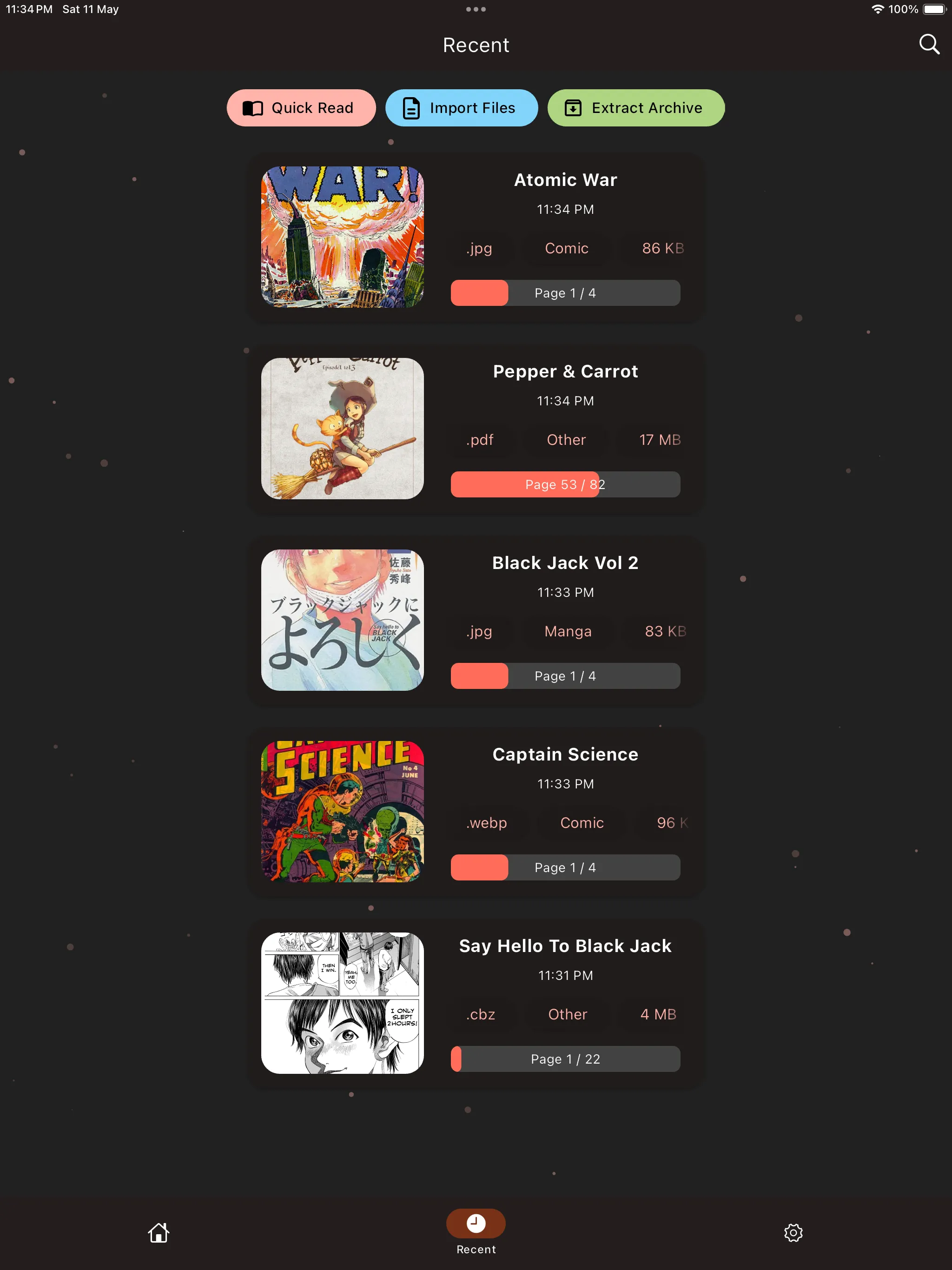 bloopworm - comic book reader | Indus Appstore | Screenshot