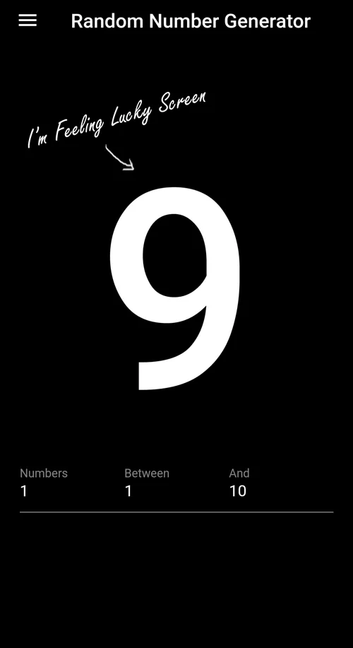 Random Number Generator | Indus Appstore | Screenshot