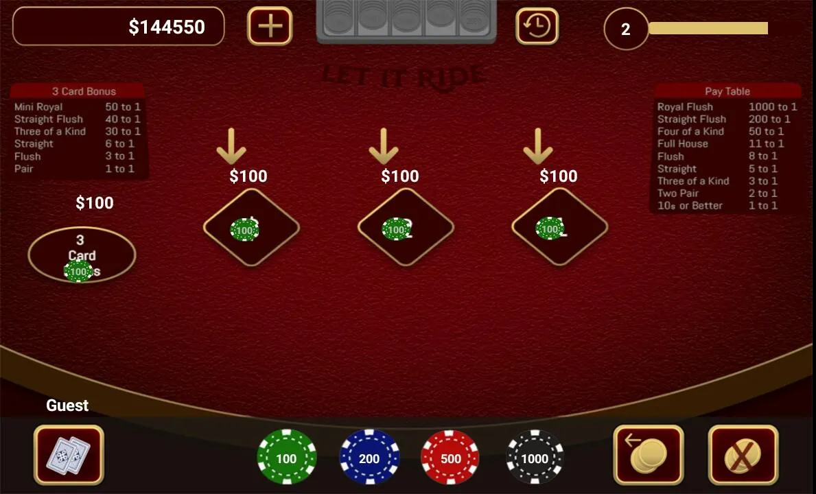 Let It Ride Poker | Indus Appstore | Screenshot