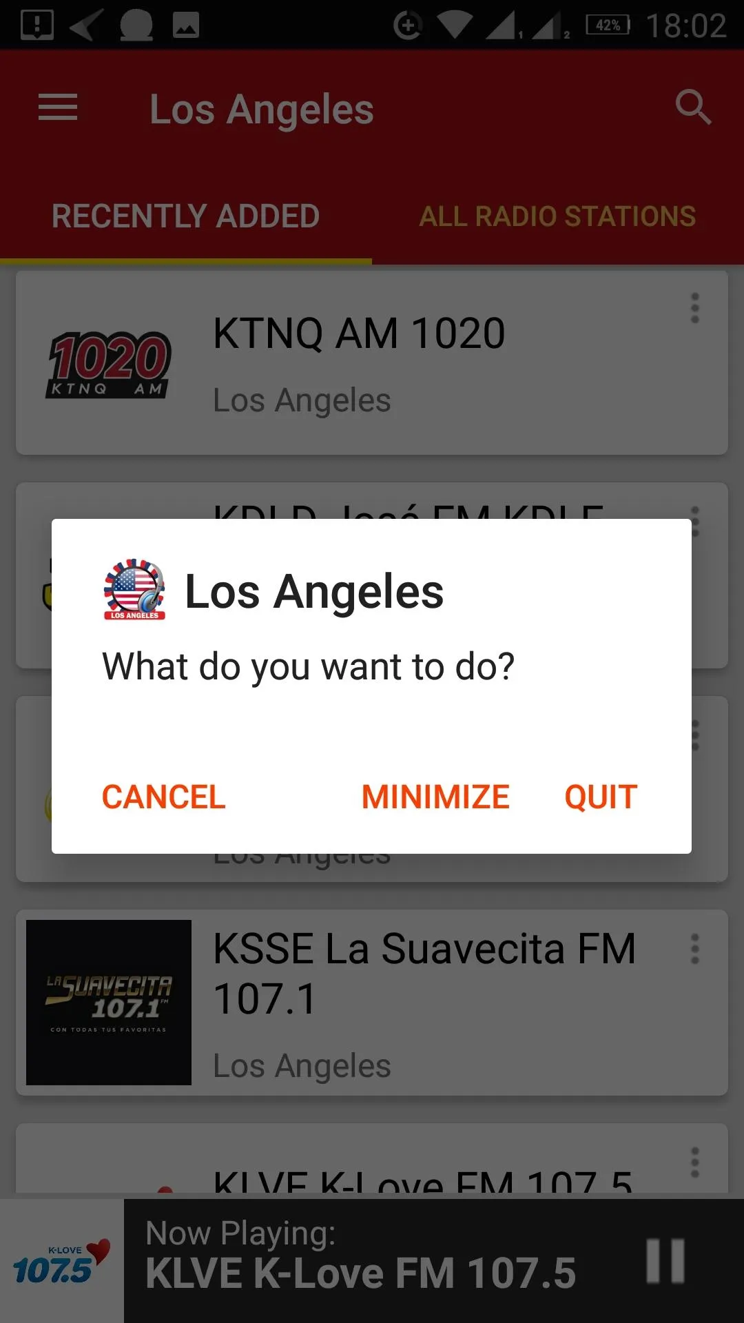 Los Angeles Radio Stations | Indus Appstore | Screenshot