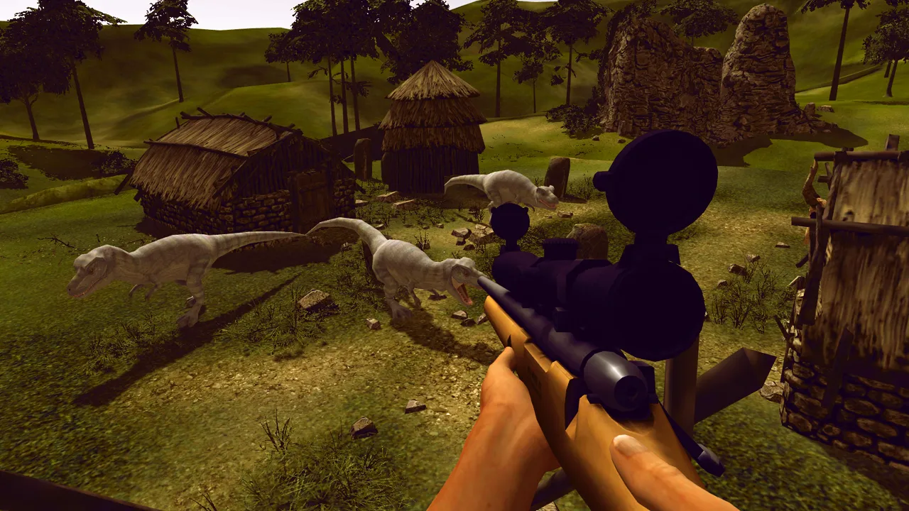 Dino Down: A Sniper's Odyssey | Indus Appstore | Screenshot