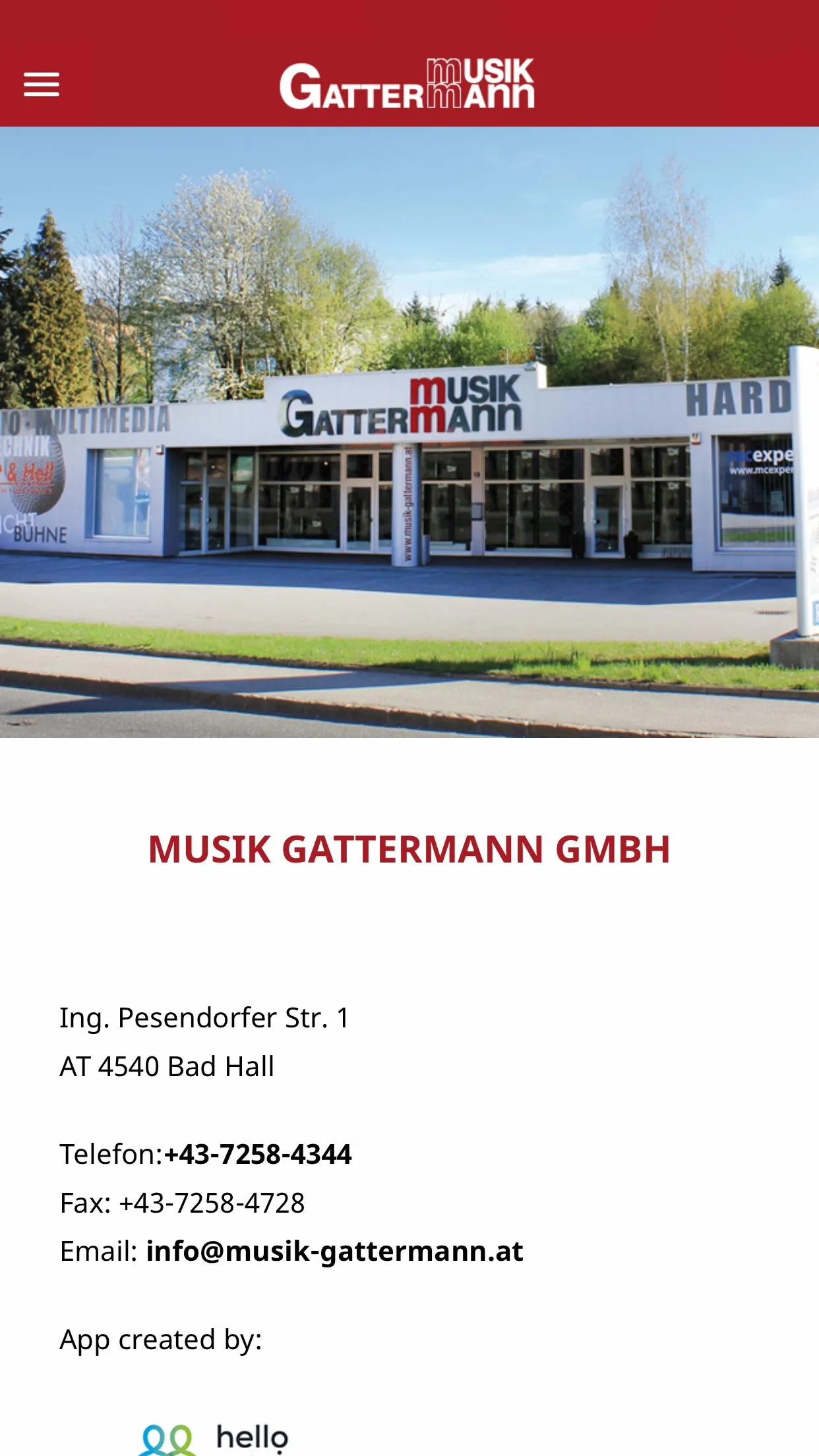 Musik Gattermann | Indus Appstore | Screenshot