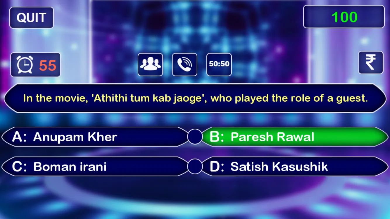 KBC Live Quiz Game | Indus Appstore | Screenshot