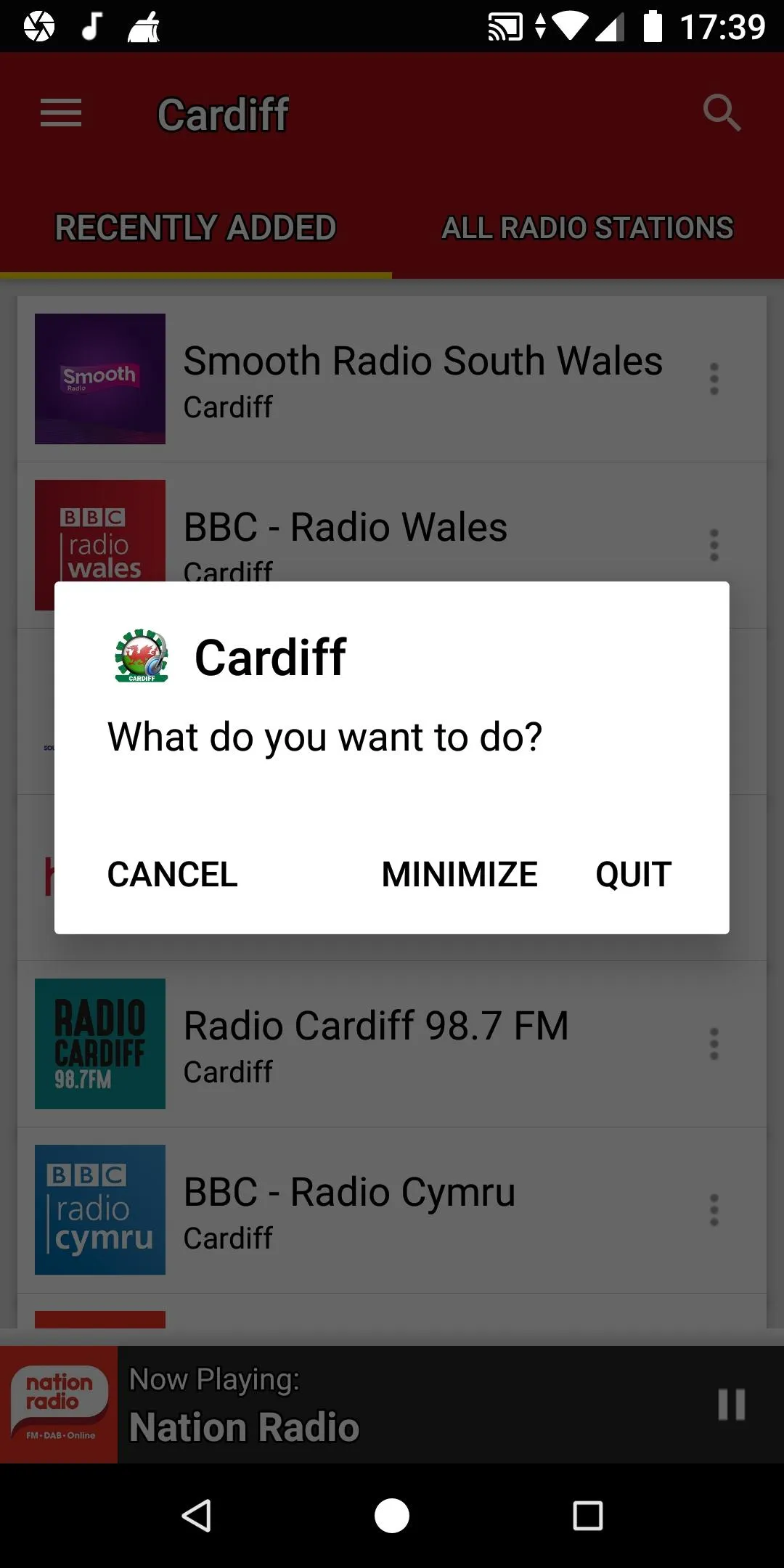 Cardiff Radio Stations - Wales | Indus Appstore | Screenshot