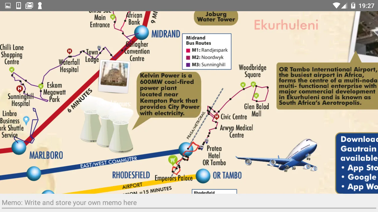 JOHANNESBURG GAUTRAIN MAP | Indus Appstore | Screenshot