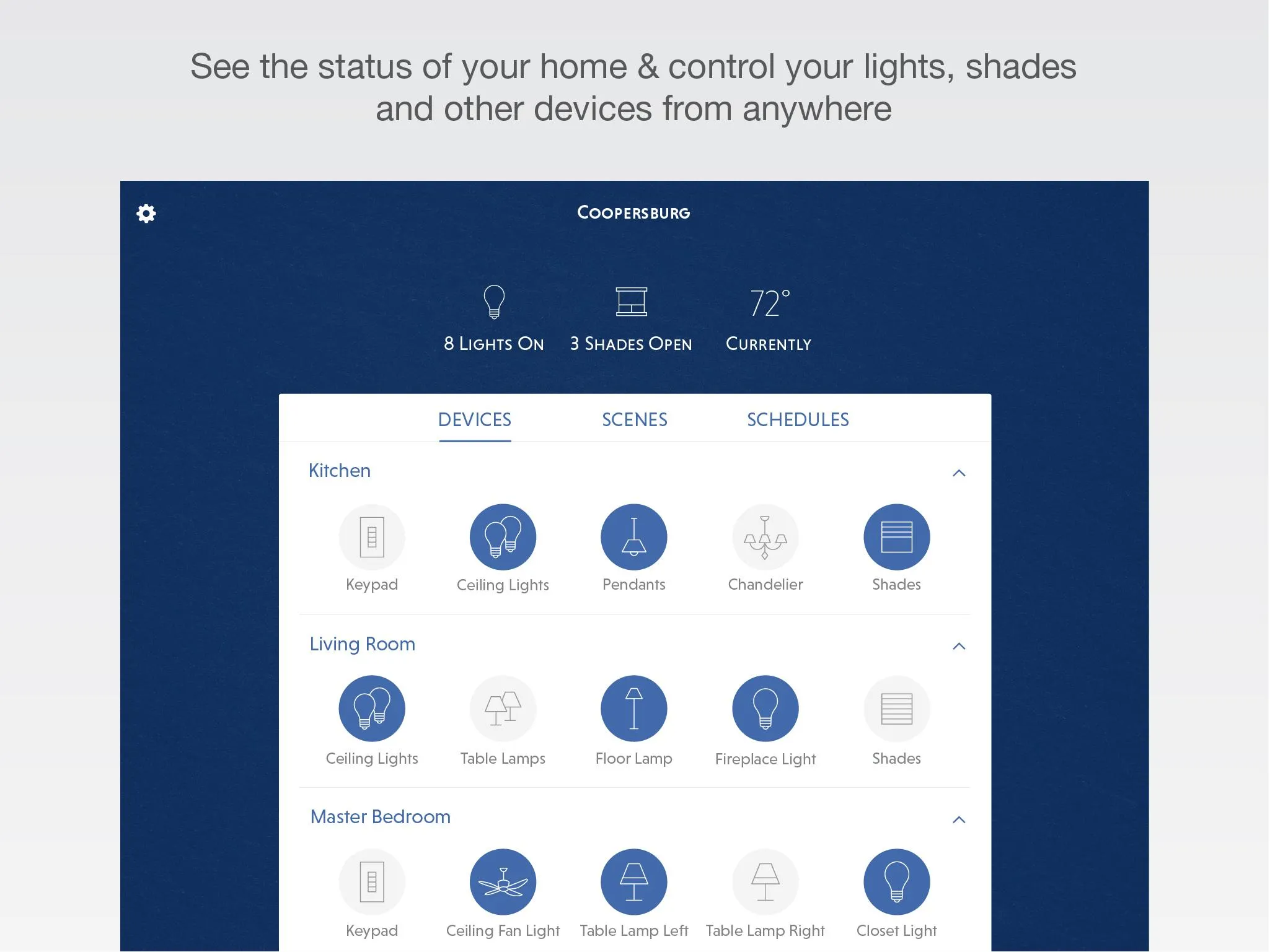 Lutron RadioRA 2 + HWQS App | Indus Appstore | Screenshot