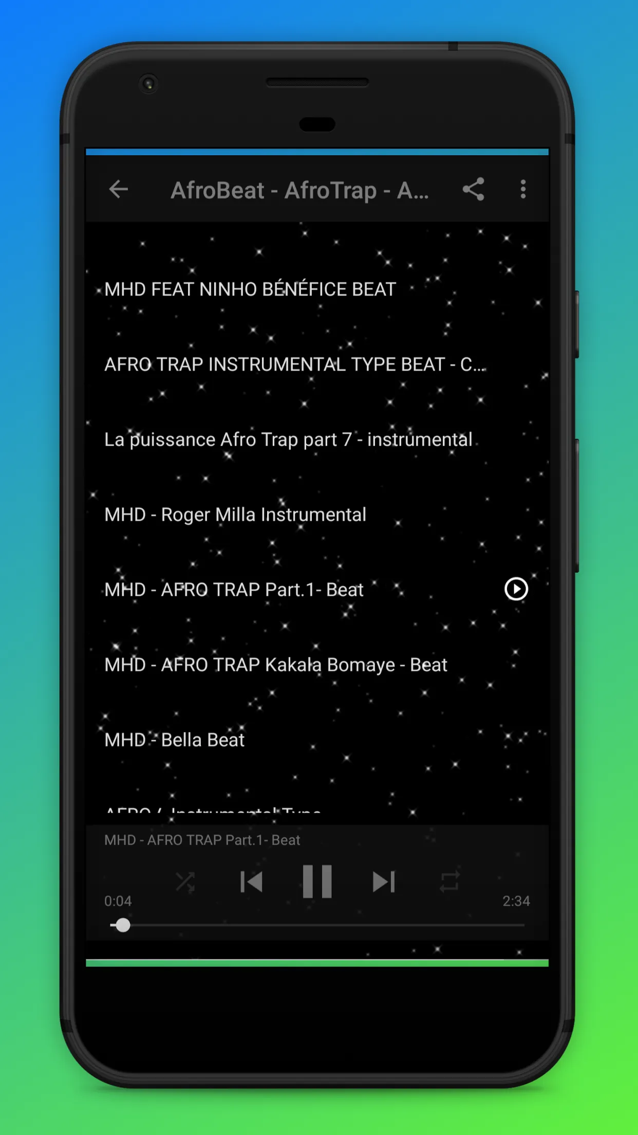 Afro Beat Trap Instrumental | Indus Appstore | Screenshot