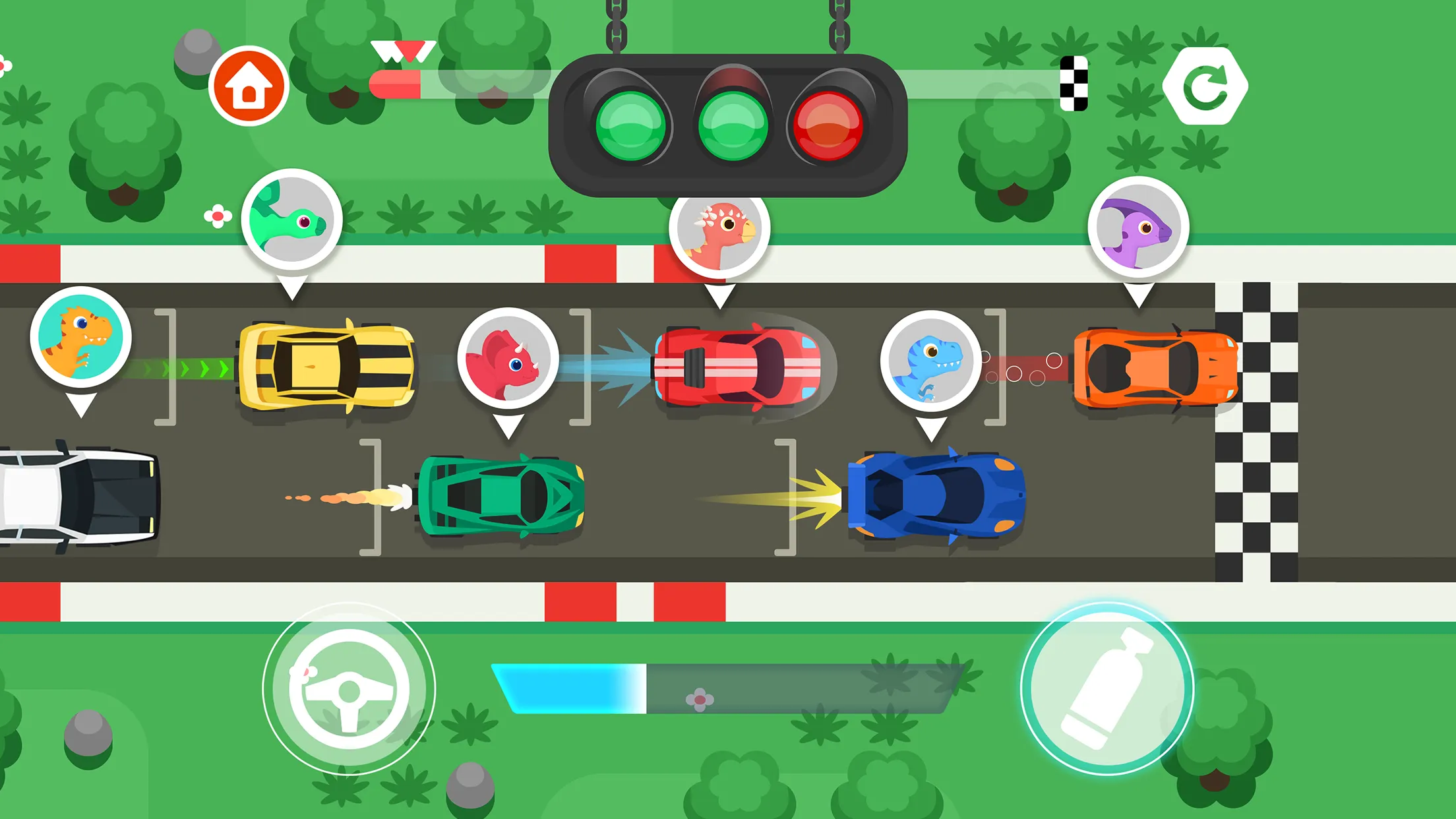 Coding for kids - Racing games | Indus Appstore | Screenshot