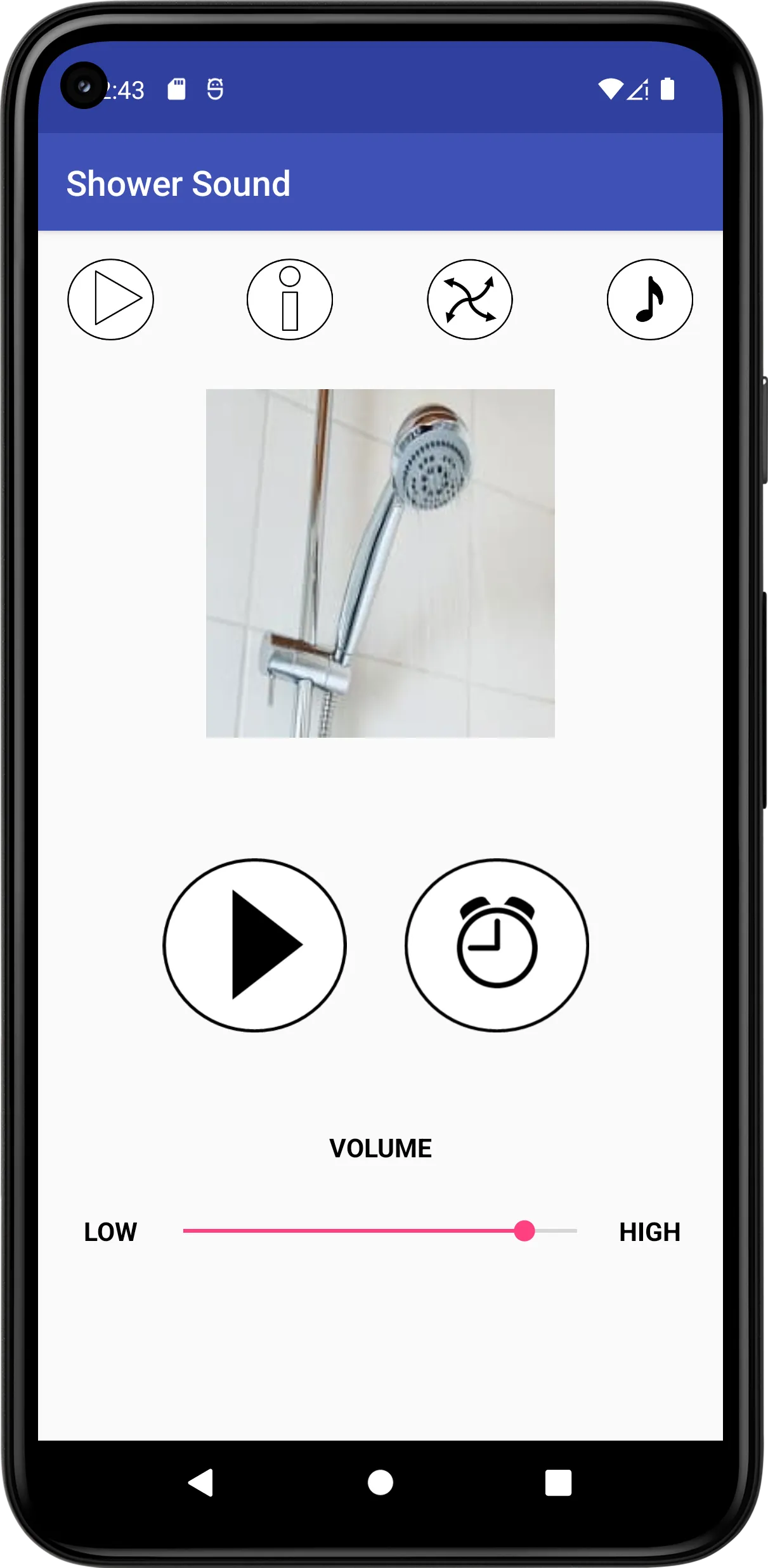 Shower Sound | Indus Appstore | Screenshot