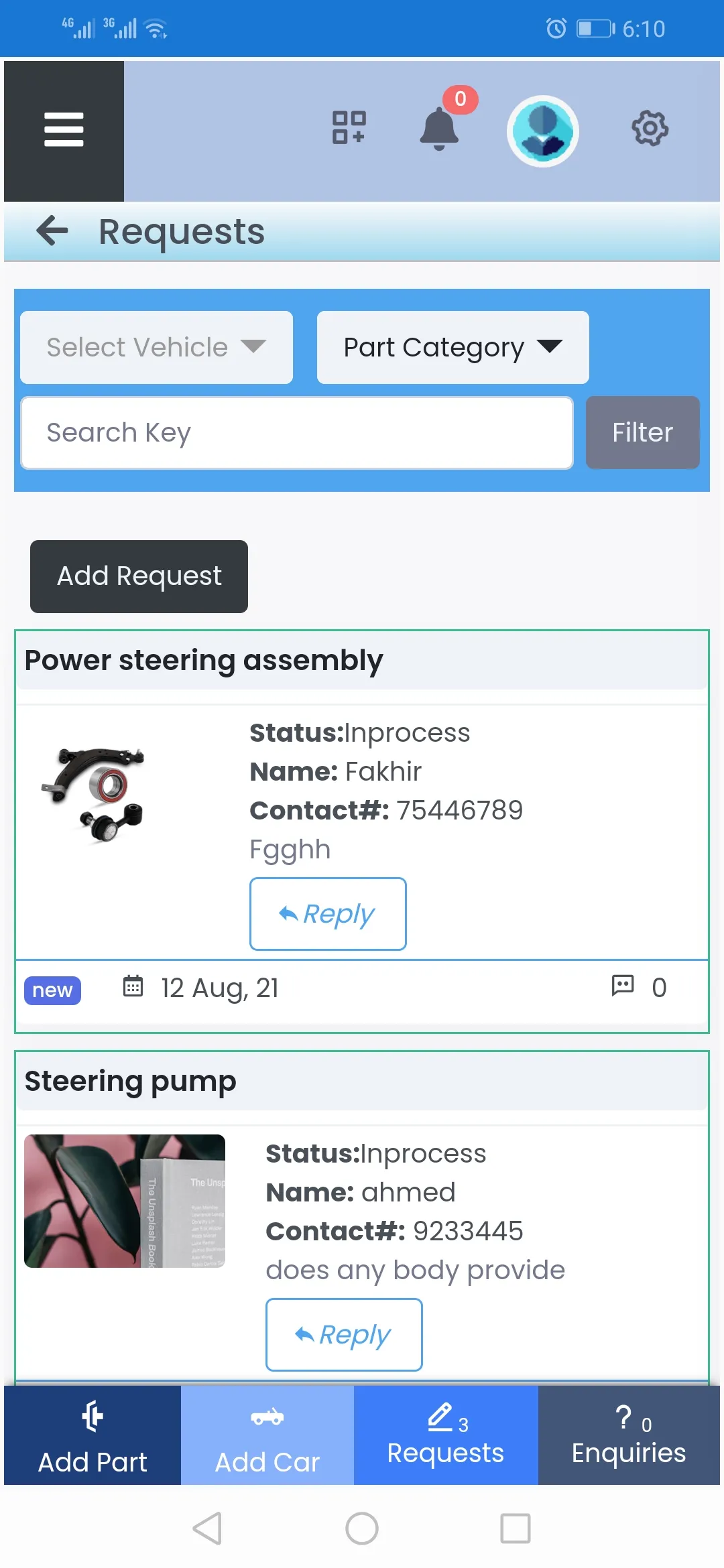 VitalSpares - Auto Parts store | Indus Appstore | Screenshot