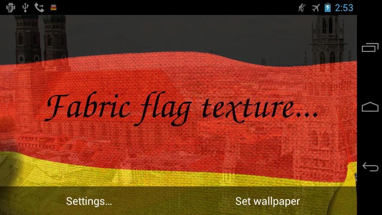 Germany Flag Live Wallpaper | Indus Appstore | Screenshot