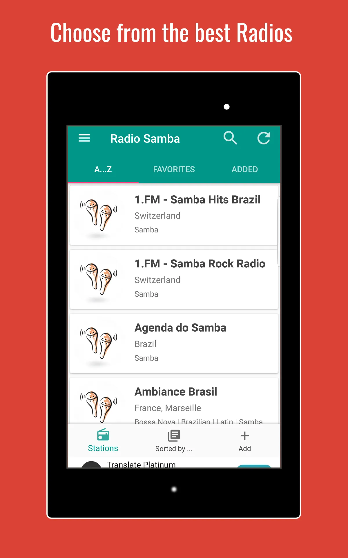 Samba Music Radio | Indus Appstore | Screenshot