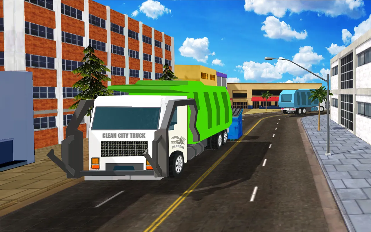 Trash Cleaner Truck Simulator | Indus Appstore | Screenshot