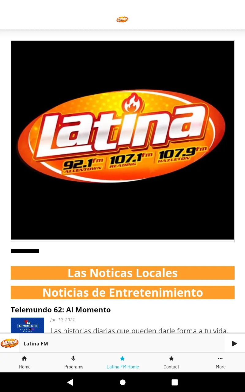 LATINA FM | Indus Appstore | Screenshot