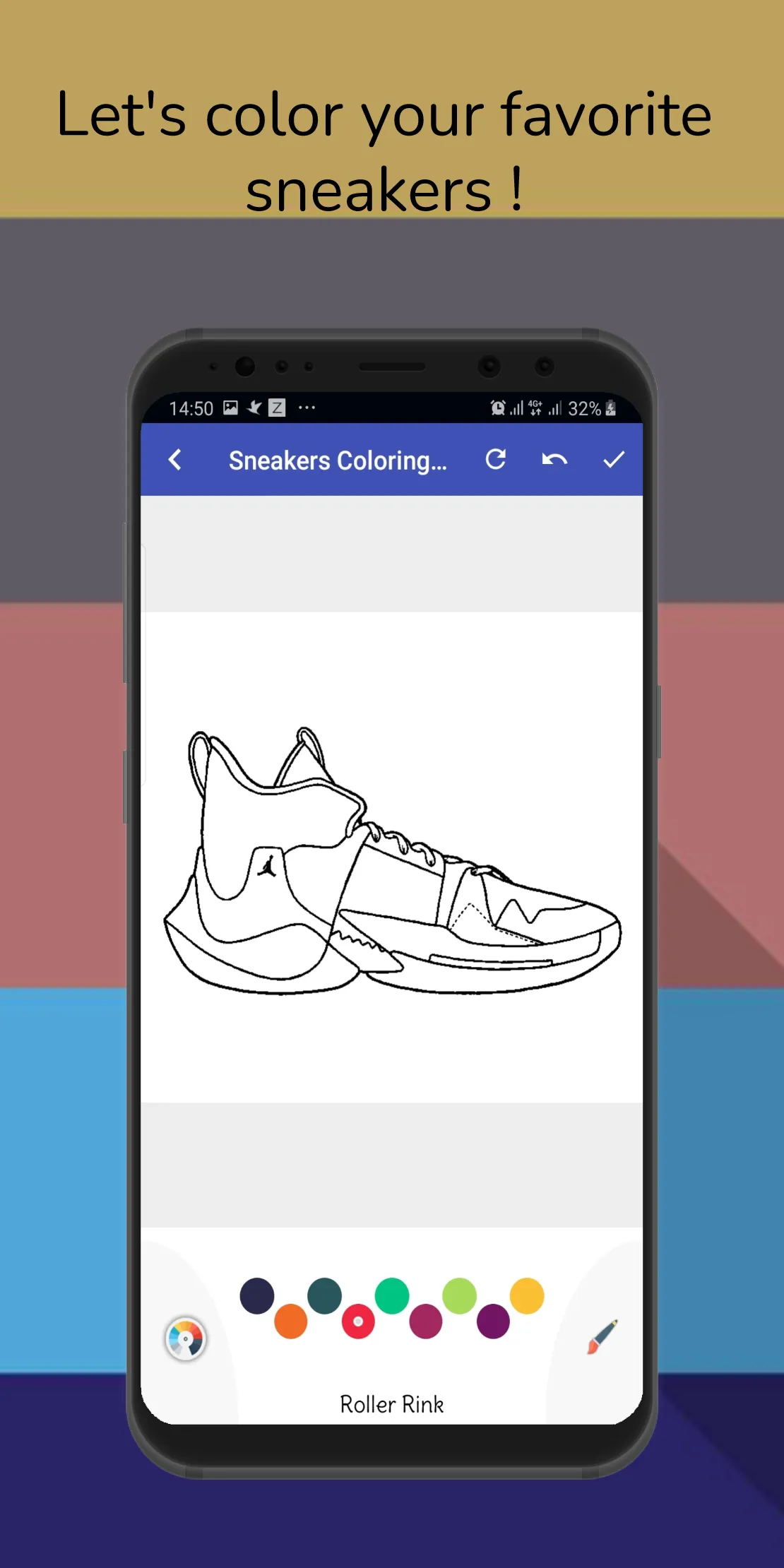 Sneakers Art Coloring Book | Indus Appstore | Screenshot