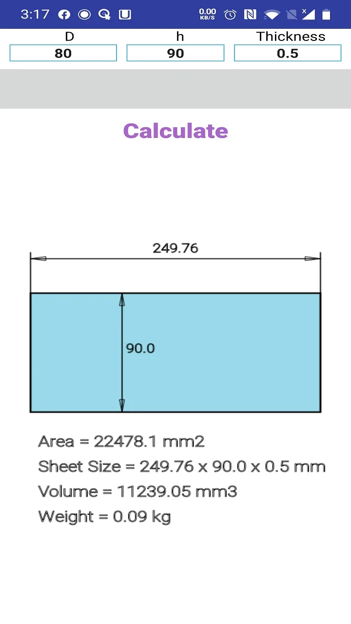 cone calculator | Indus Appstore | Screenshot