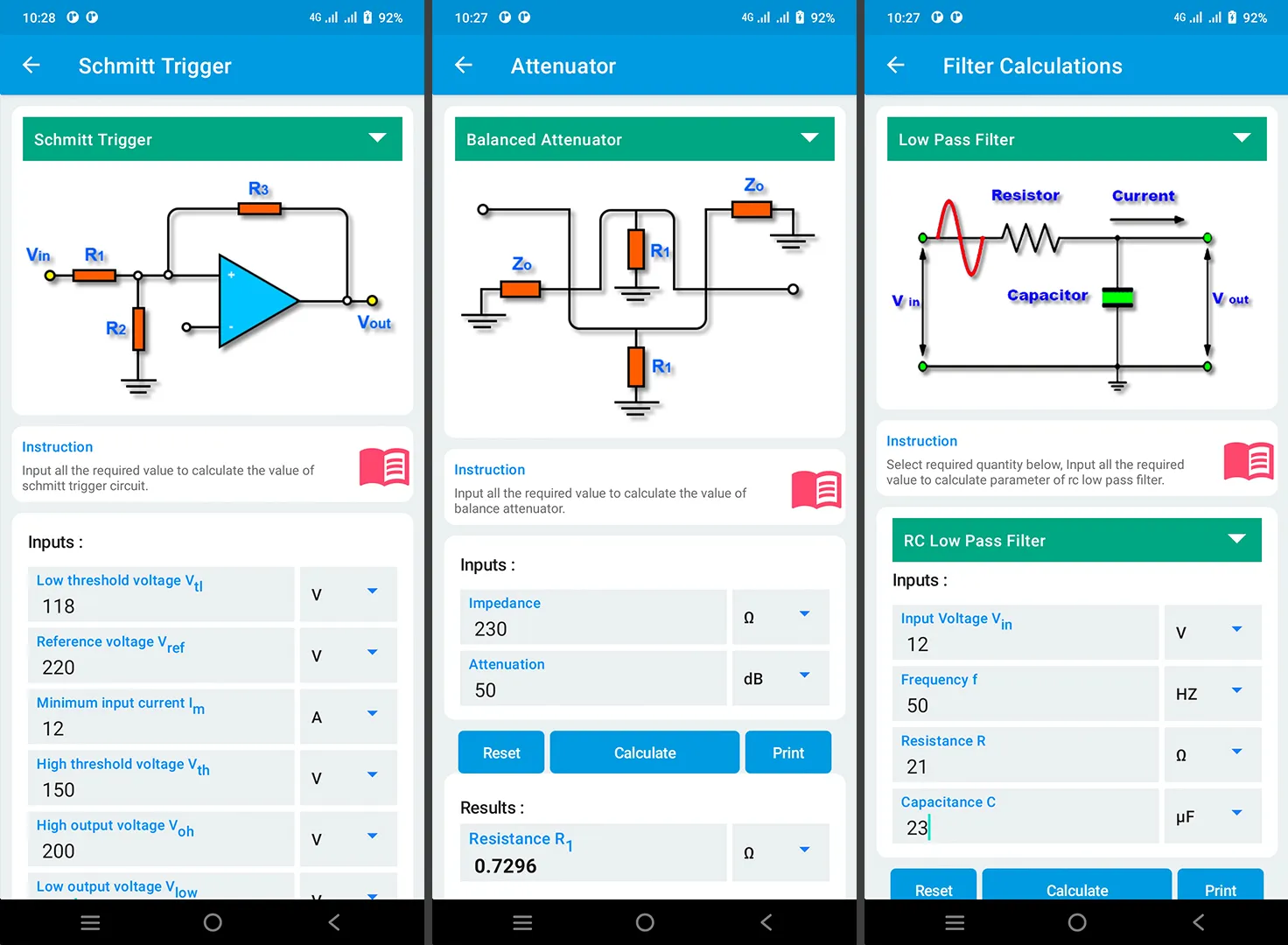 Electronics Tools: ElectroCalc | Indus Appstore | Screenshot