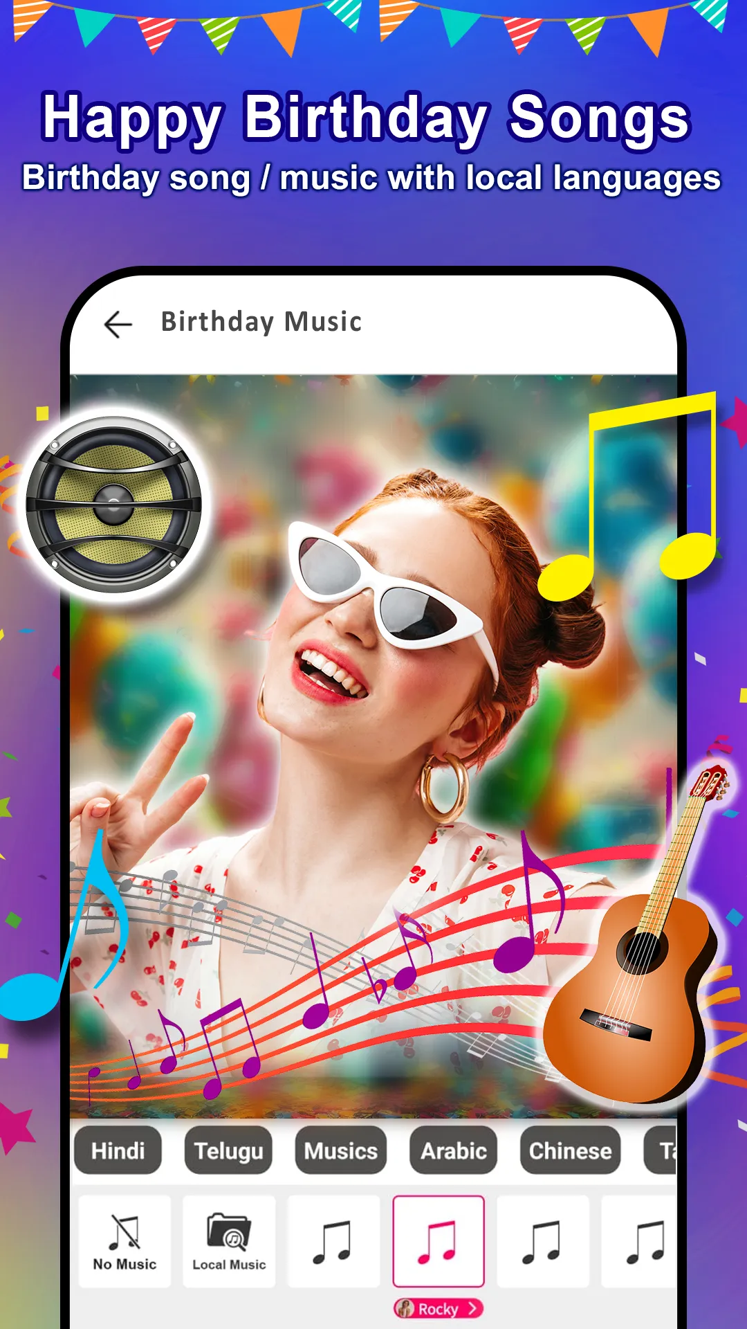 Birthday Video Maker With Song | Indus Appstore | Screenshot