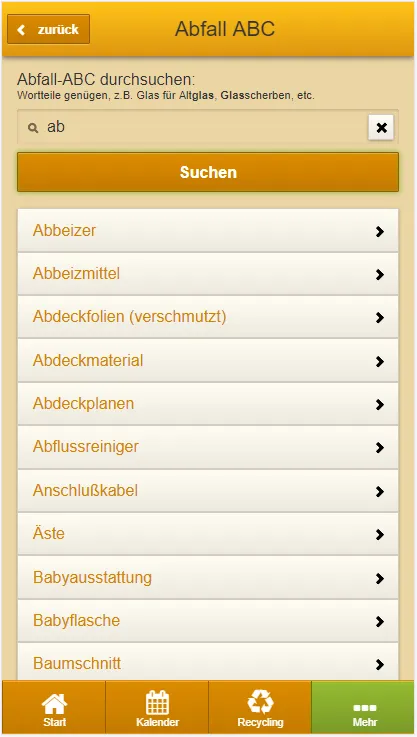 Landkreis Kelheim Abfall-App | Indus Appstore | Screenshot