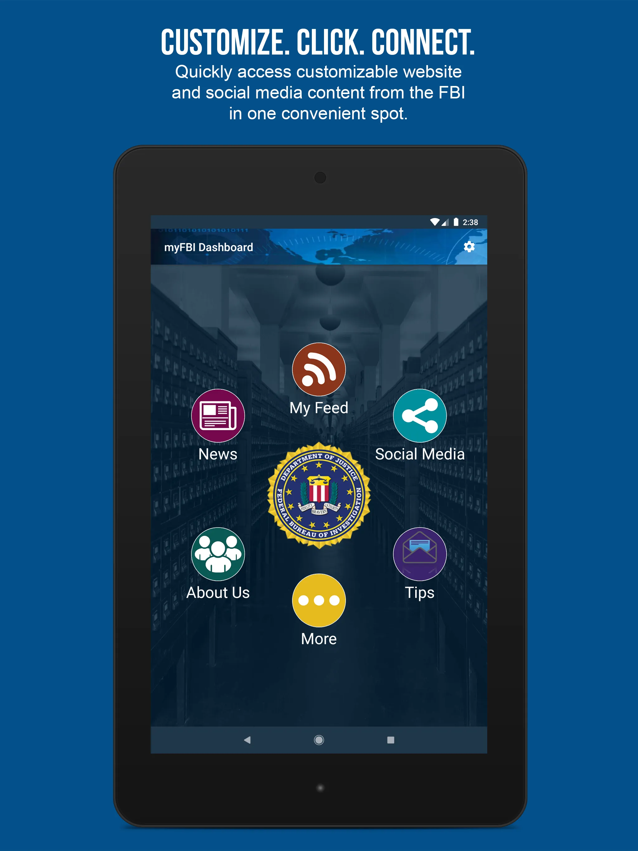 myFBI Dashboard | Indus Appstore | Screenshot