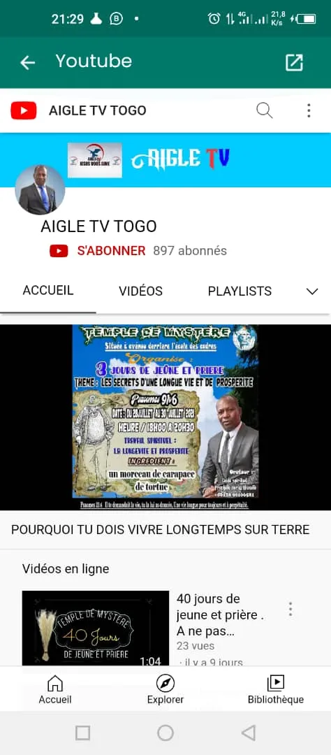 Radio Aigle FM Togo | Indus Appstore | Screenshot